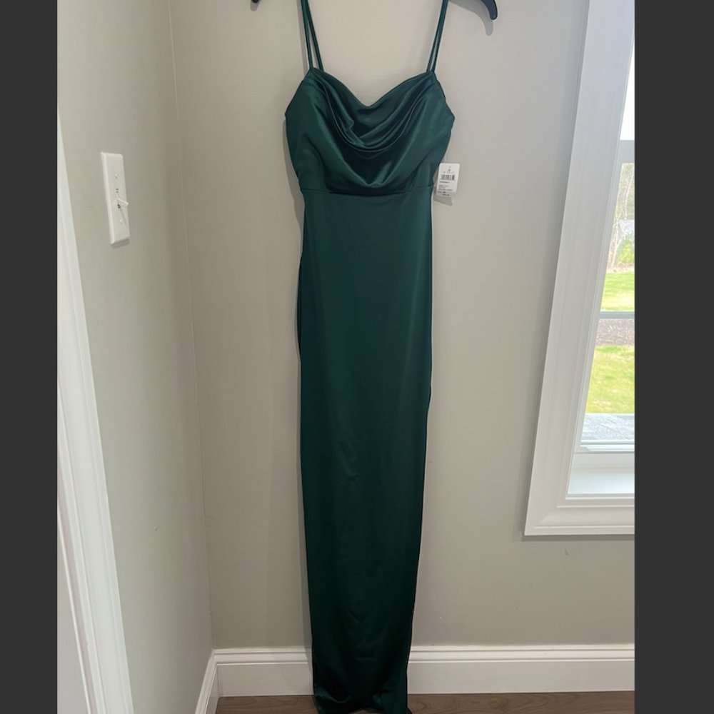 Windsor formal maxi dress, green, size medium
